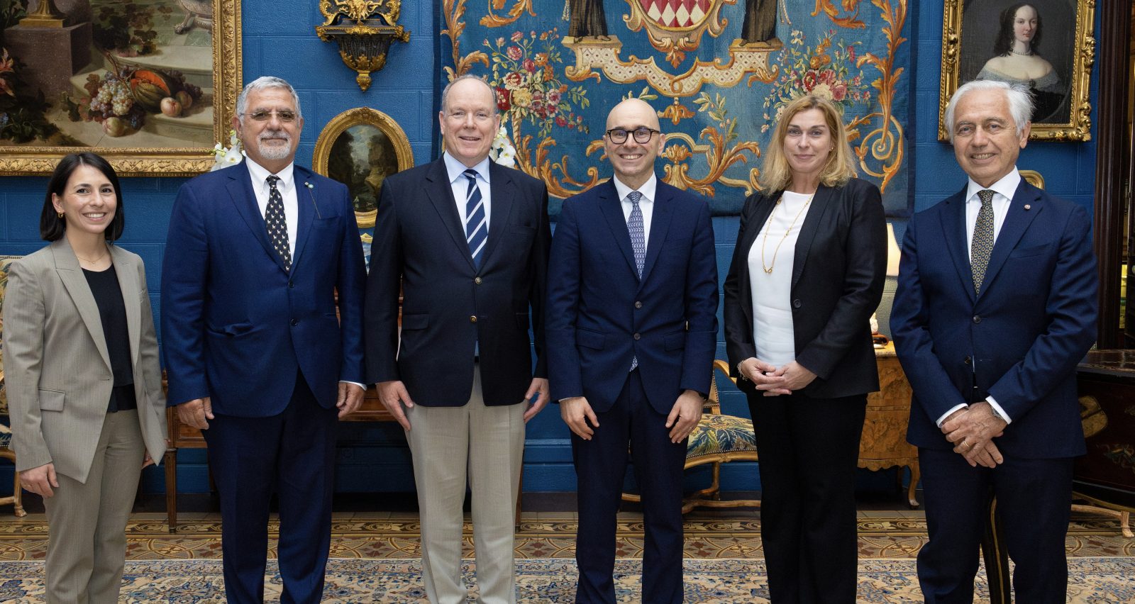 Delivery of the PAM Awards 2025  to H.S.H. Prince Albert II of Monaco.